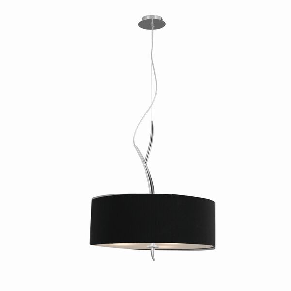 PENDANT 3L [CHROME / BLACK SHADE]