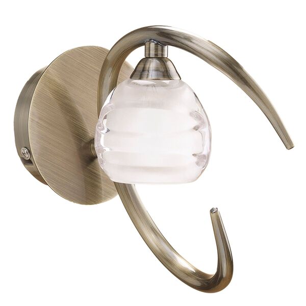 Бра LOOP [WALL LAMP 1L ANTIQUE BRASS]