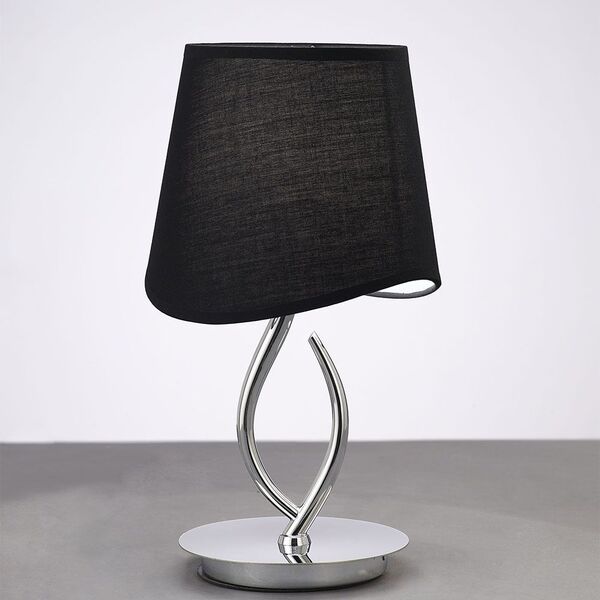 TABLE LAMP 1L CHROME
