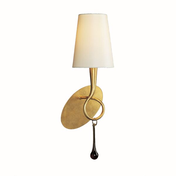 WALL LAMP 1L GOLD PAINTED