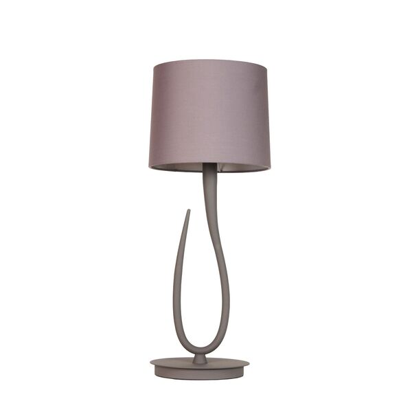 TABLE LAMP 1L BIG ASH GREY
