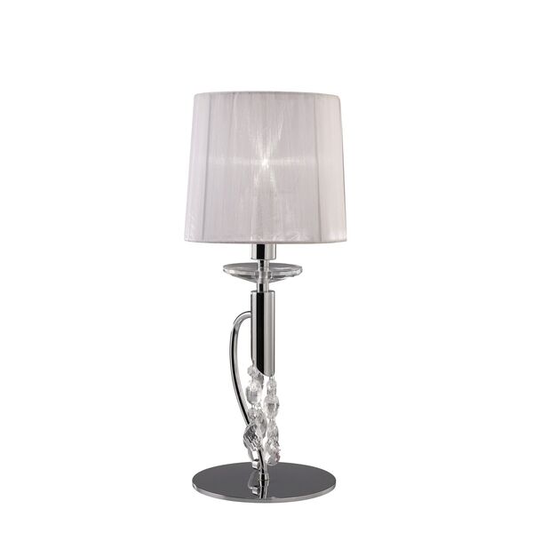 TABLE LAMP 1+1L CHROME