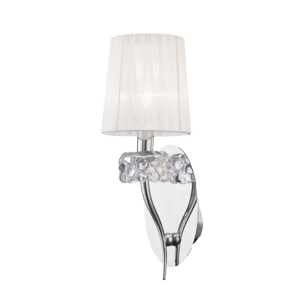 Бра Mantra Loewe [WALL LAMP 1L  CHROME - WHITE SHADE]