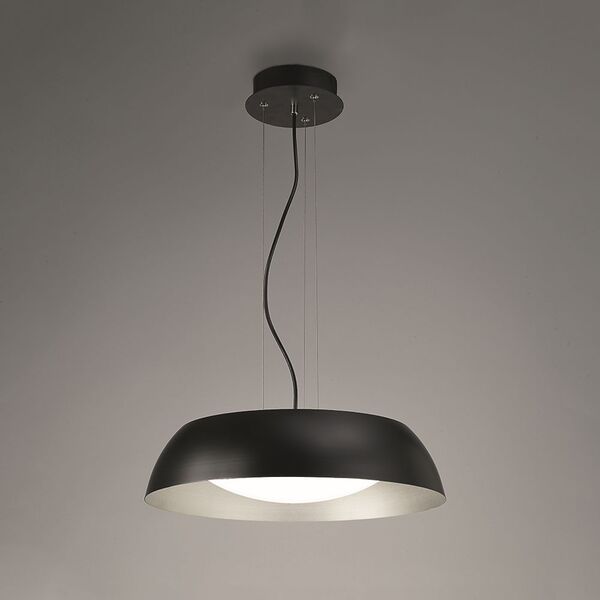 Потолочный светильник ARGENTA SMALL PENDANT 45CM BLACK BLACK /SILVER]