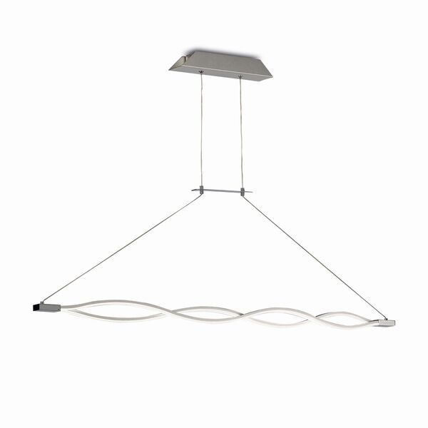 PENDANT [36W 3000K (30-150cm) DIMMABLE SILVER / CHROME]
