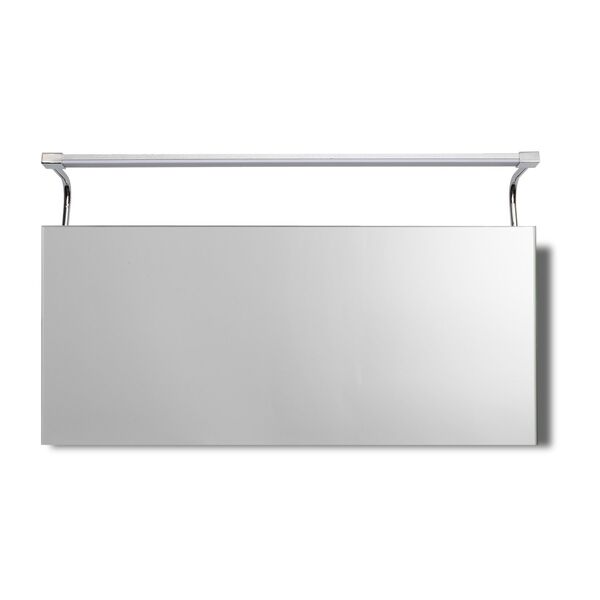 LED WALL LAMP [10W 3000K SILVER CHROME - IP44]