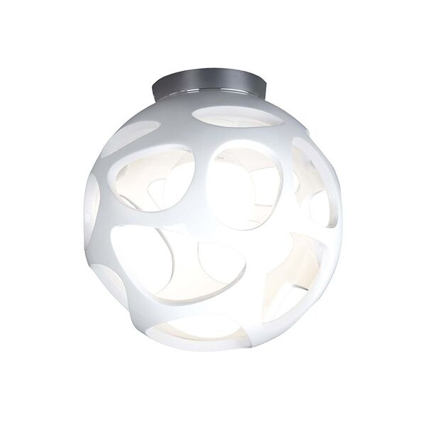 CEILING [E27 SMALL 1L CHROME + WHITE]