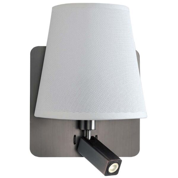 Бра Mantra Bahia [WALL LAMP 2L  BRONZE + WHITE SHADE]