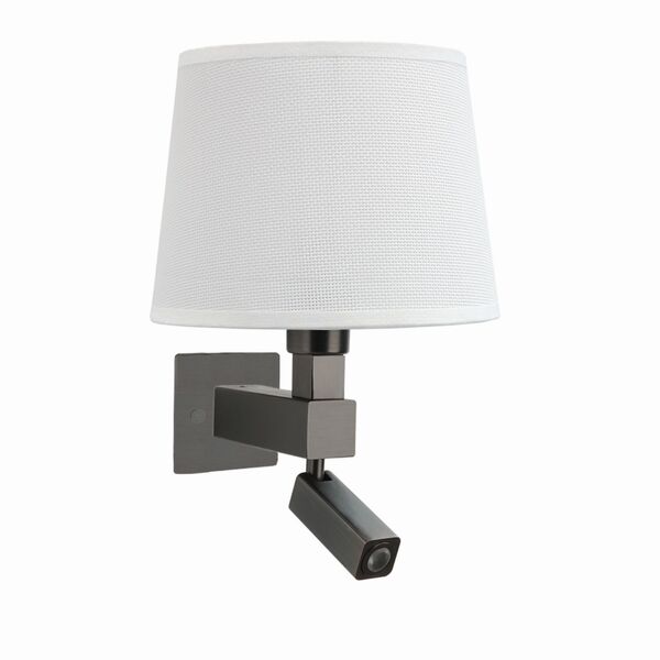 Бра Mantra Bahia [WALL LAMP DARK BROWN+ROUND WHITE SHADE]