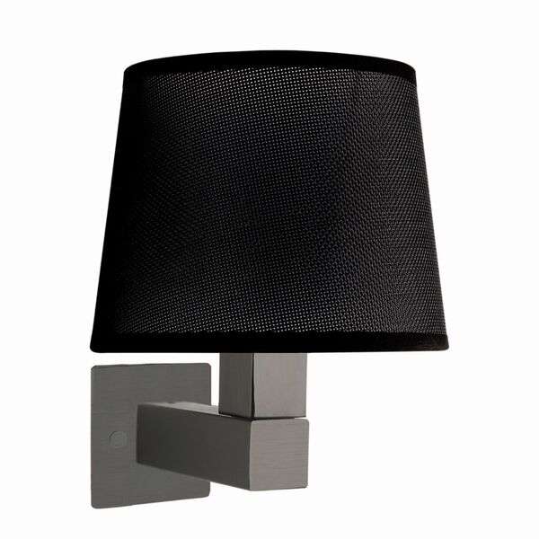 Бра Mantra Bahia [WALL LAMP DARK BROWN+ROUND BLACK SHADE]