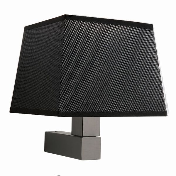 Mantra Nordica [WALL LAMP DARK BROWN+SQUARE BLACK SHADE]