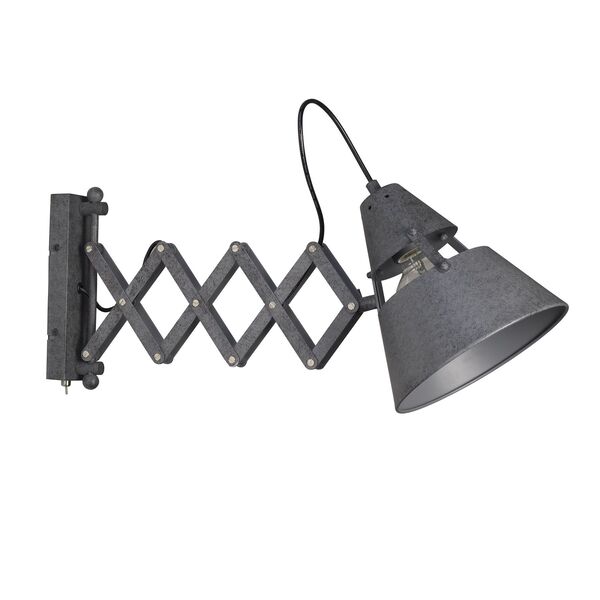 Mantra Industrial [WALL LAMP 1L ASH GREY]