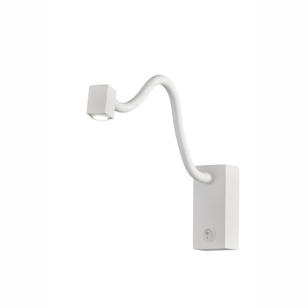 WALL LAMP ARM READER [LED - 1L - 3W WHITE]
