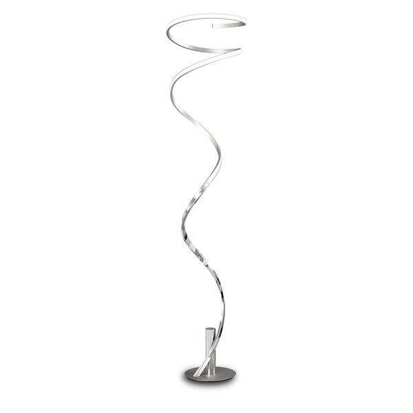 FLOOR LAMP [LED 42W - 3000K SILVER + CHROME]