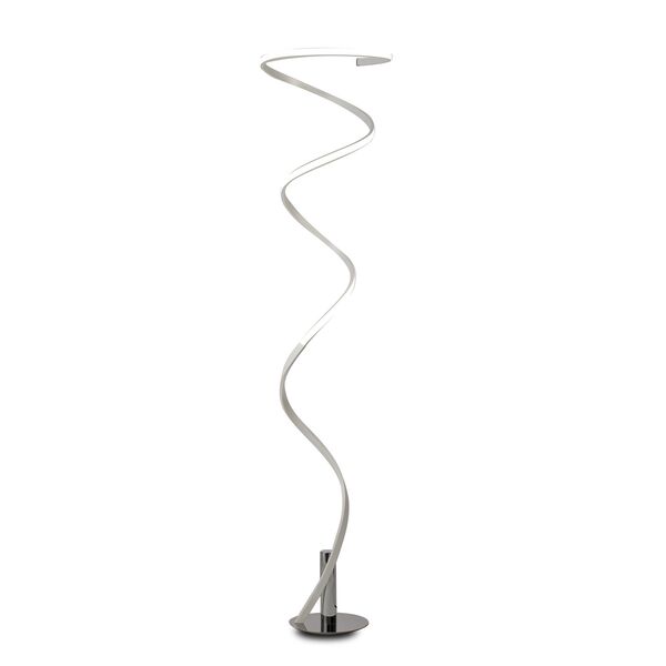 FLOOR LAMP [LED 42W - 4000K WHITE + CHROME]
