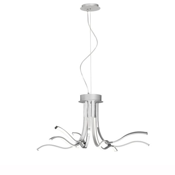 CEILING [LED 60W - 3000K SILVER + CHROME]