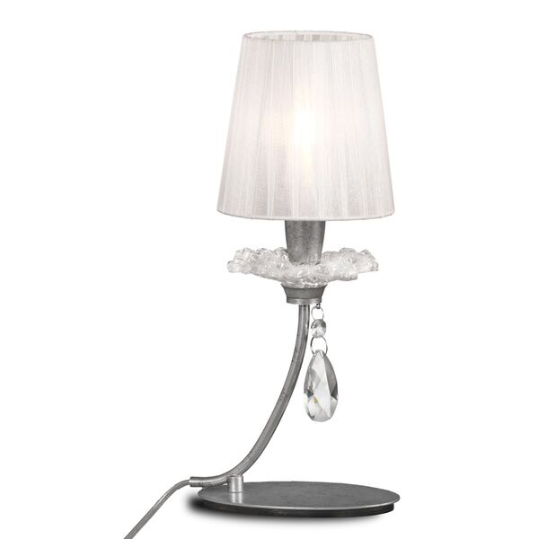 TALBLE LAMP 1L SILVER