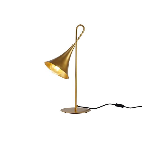 TABLE LAMP 1L GOLD PAINTED