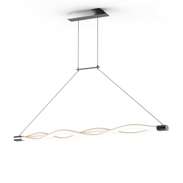 PENDANT LAMPT [LED 40W CHROME + ACRYLIC]