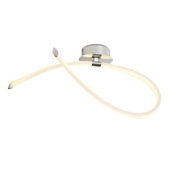 SEMIPLAFON LED [25W - 3000K CHROME + ACRYLIC]
