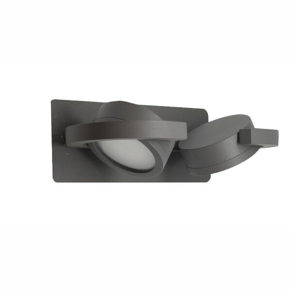 WALL LAMP GX53 - 2L DARK GREY