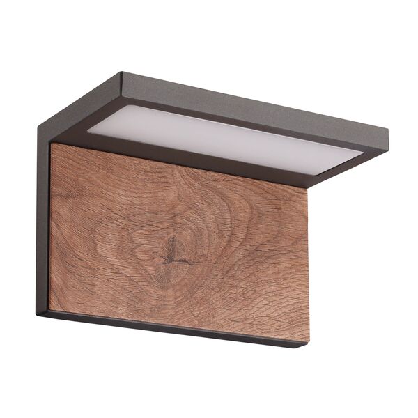 APLIQUE LED [13W DARK GREY/WOOD]