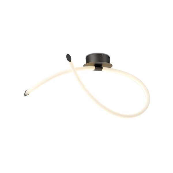 SEMIPLAFON LED [25W - 3000K - DIMMABLE TITANIUM + ACRYLIC]
