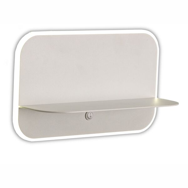 WALL LAMP LED WHITE [18W 3000K  + 2*USB WHITE]