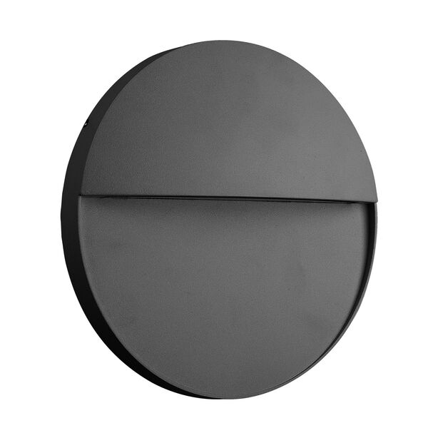 WALL STEP LIGHT ROUND[ 6W 3000K DARK GREY DARK GREY]