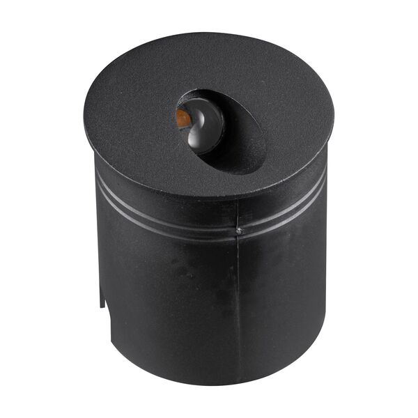 WALL STEP LIGHT ROUND [3W 3000K BLACK SANDED BLACK]