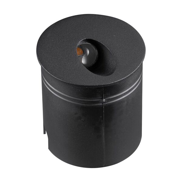 WALL STEP LIGHT ROUND [3W 3000K BLACK SANDED BLACK]