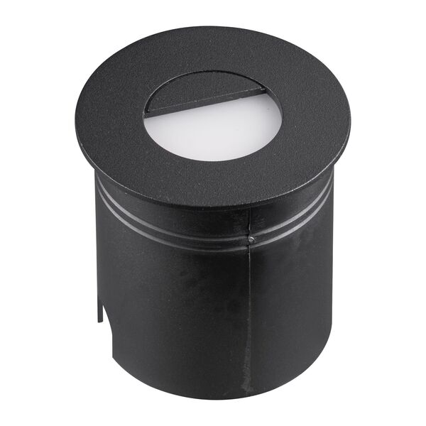 WALL STEP LIGHT ROUND [3W 3000K BLACK SANDED BLACK]