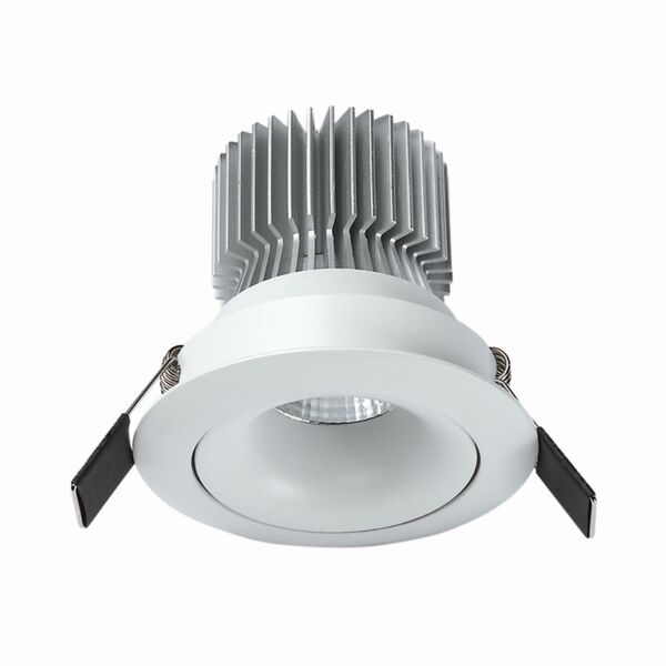 Встраиваемый светильник Formentera [LED COB SPOT RECESSED (SWIVEL) 7W 3000K ROUND MATT WHITE]