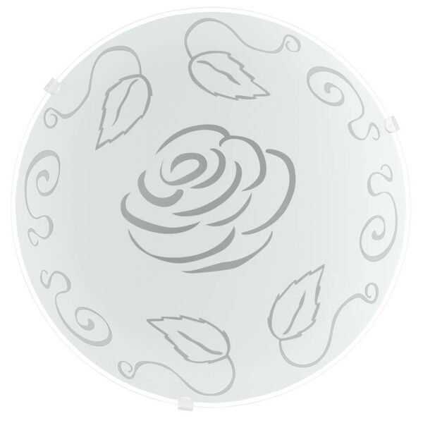 Светильник настенно-потолочный MARS 1,[ 1х60W (E27), 245, стекло/узор "роза"]