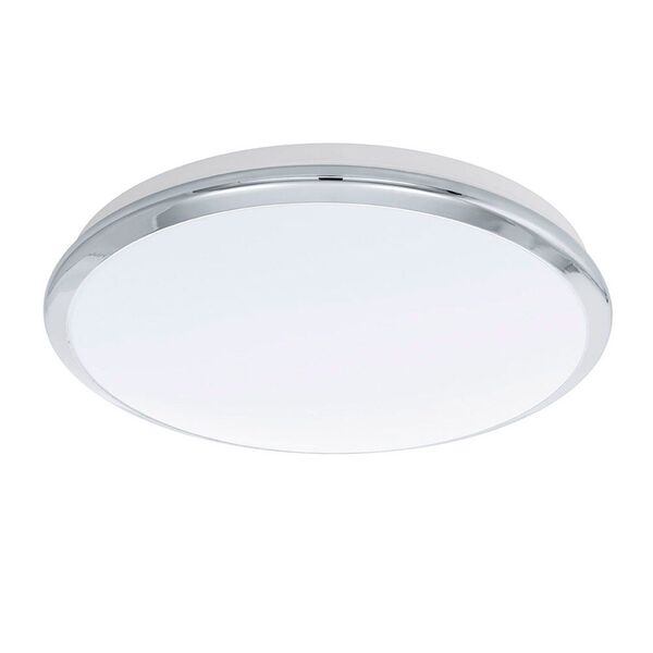 Светодиодный светильник настенно-потолочный MANILVA [16W (LED), ?385, хром/пластик]