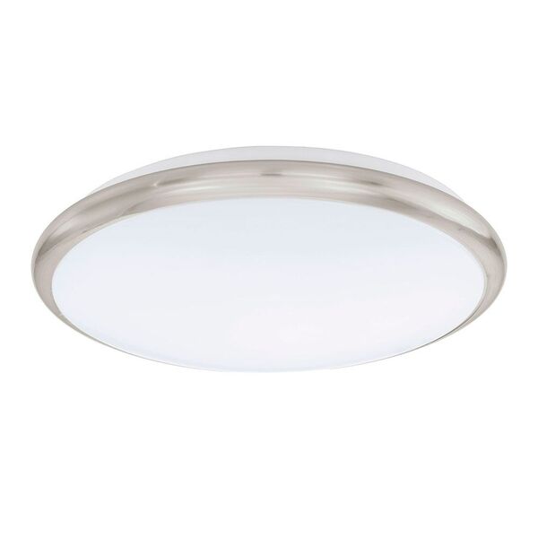 Светодиодный светильник настенно-потолочный MANILVA [11W (LED), ?300, никель/пластик]