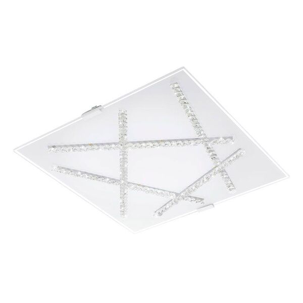 Светодиодный светильник настенно-потолочный SORRENTA [16W (LED), 365х365, белый/хрусталь]
