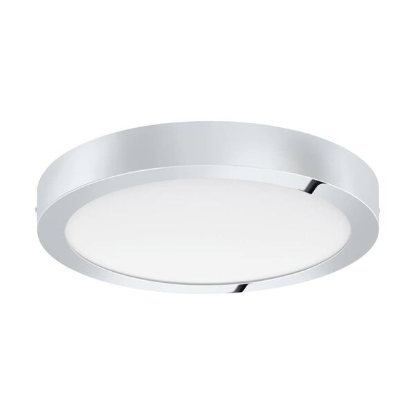 Светодиод. ультратонкая накладная панель FUEVA 1, [22W (LED) 3000K, 300, IP44, литой металл, хром/пластик, белый]