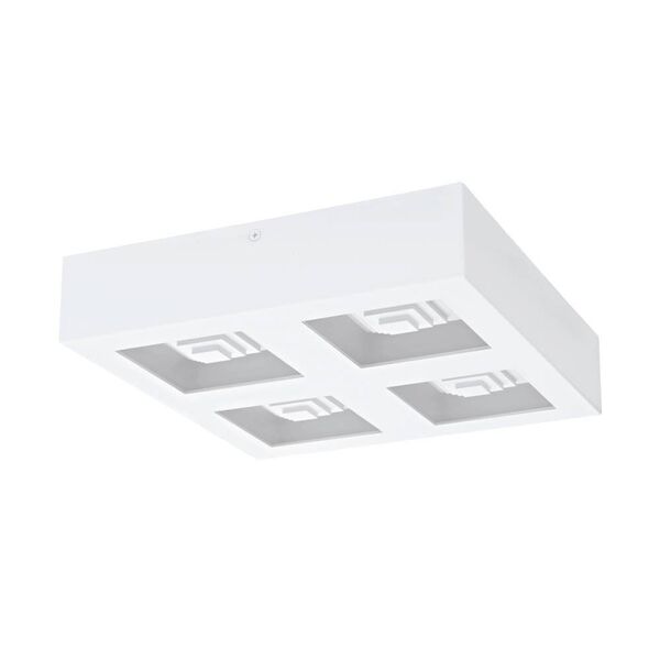 Светодиодный настенно-потолочный светильник FERREROS [4X6,3W(LED), 270X270, H60, сталь/белый/пластик/белый]