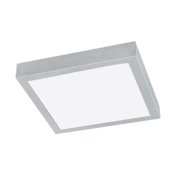 Светодиод. настенно-потол. светильник IDUN 3, [12W(LED), 270х270, сталь, алюминий браш./пластик, белый]