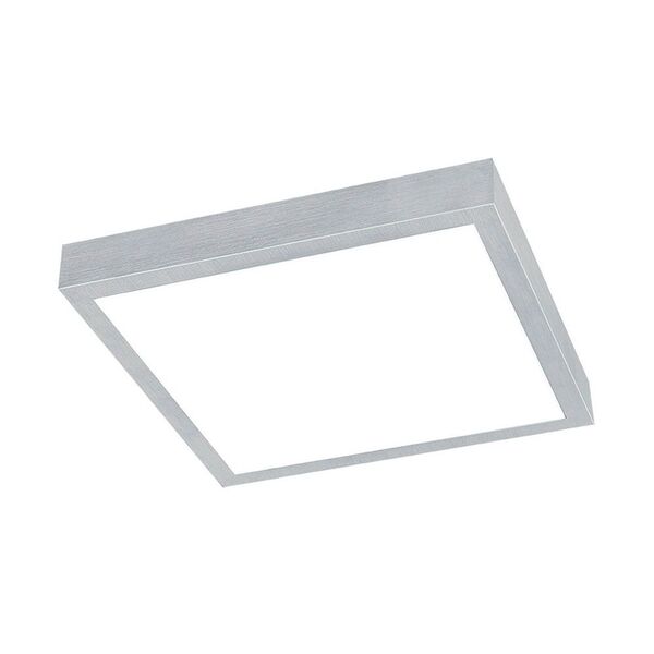 Светодиод. настенно-потол. светильник IDUN 3, [24W(LED), 370х370, сталь, алюминий браш./пластик, белый]