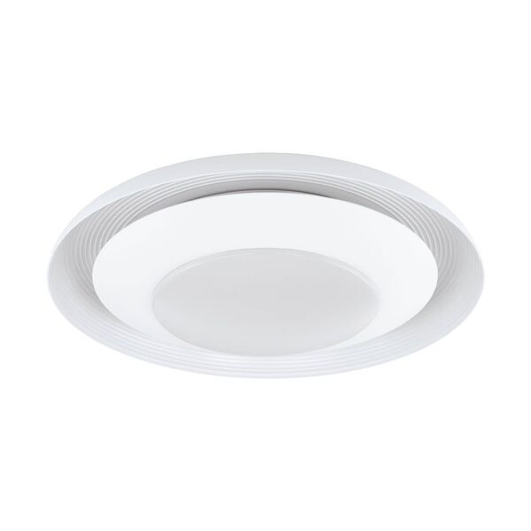 Светодиод. светильник настенно-потол. CANICOSA 1 [диммир., 24,5W (LED), ?765, H100, 3000lm, сталь, белый/пластик, белый, пульт ДУ]