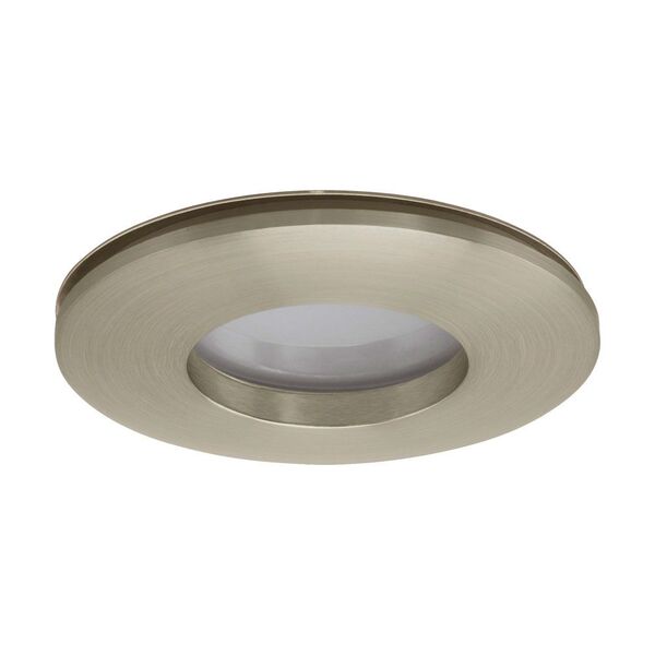 Светодиод. встраиваемый светильник MARGO LED, [1х5W (LED), 400lm, 82, H10, ET125, IP65, литой алюминий, никель матовый/пластик, матовый]