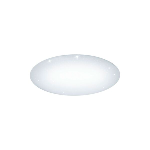 Cветодиод. потолочный светильник GIRON-S [димм. с рег-кой темп. цвета, 60W (LED), 5800lm, H85, cталь, белый/пластик с эф-м хрусталя, белый]