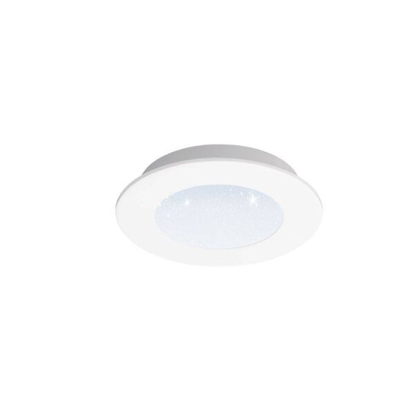 Cветодиод. встраиваемый светильник FIOBBO, [5W(LED), 640lm, 120, H43, ET35, сталь, белый/пластик с эф-м хрусталя, белый, тепл. Свет]