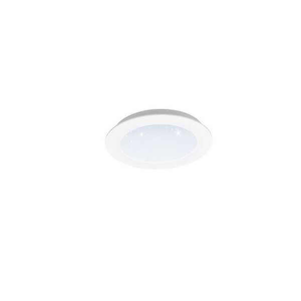 Cветодиод. встраиваемый светильник FIOBBO, [10W(LED), 1100lm, 170, H43, ET35, сталь, белый/пластик с эф-м хрусталя, белый, тепл. Свет]