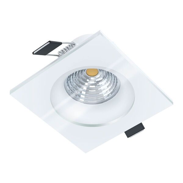 Cветодиод. встраиваемый светильник SALABATE димм., [6W(LED), 88х88, 380lm, 3000K, IP44, алюмини]