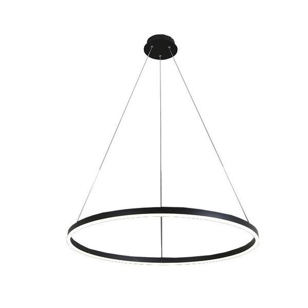 Подвесной светильник ТОР черный [d80 h110 Led 50W (4000K)]