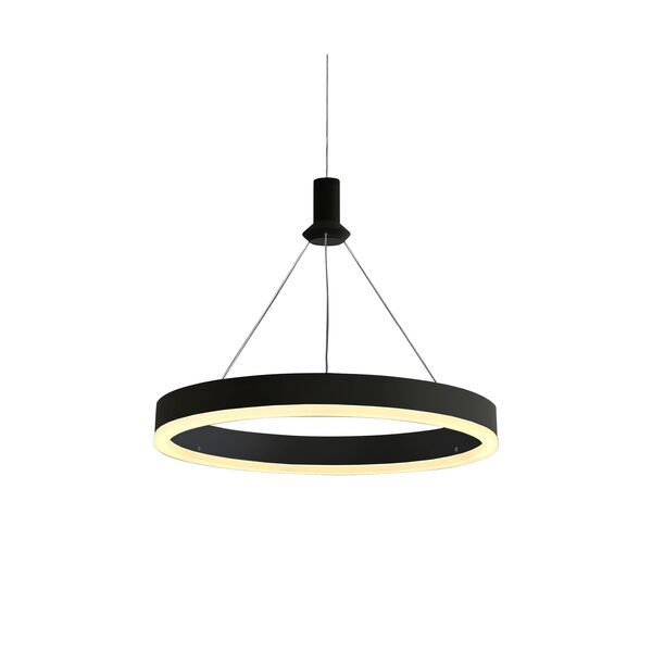 Подвесной светильник ТОР черный [d30 h110 Led 18W (4000K)]