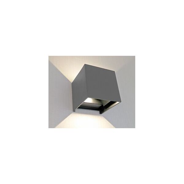 Светильник КУБ [темно-серый w10x10 h10 Led 6w (4000K) IP65]
